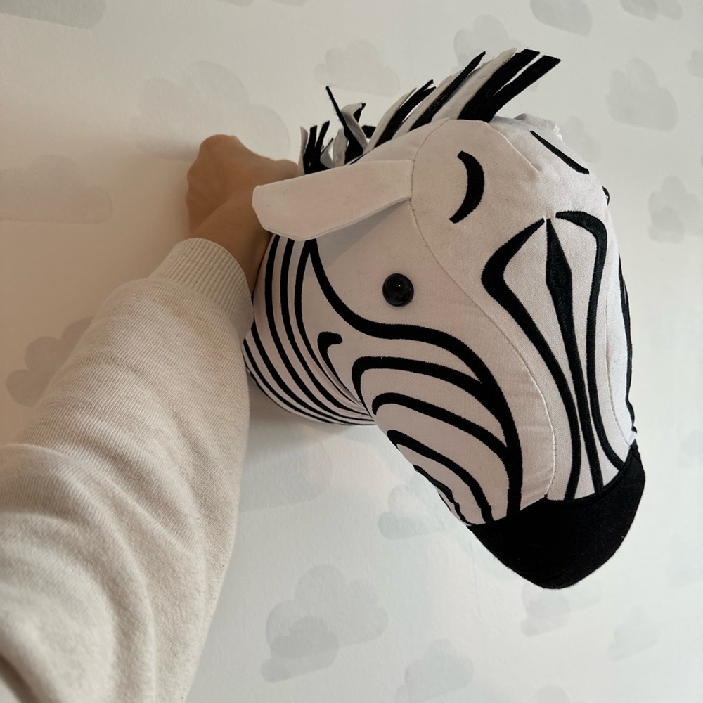 Zebra 🦓 Nursery Animal Head